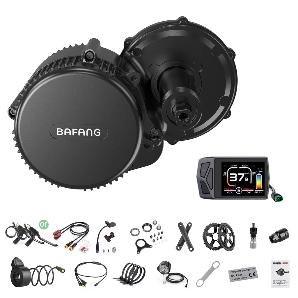 Bafang BBS Mid-Motor Electric Bike Conversion Kit 250w & 36v Battery Package ( Road legal)