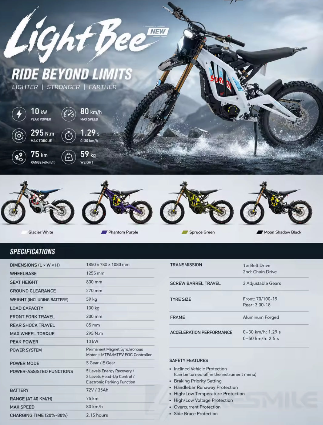SURRON x LIGHTBEE 2026 WHITE MODEL PRE-ORDER