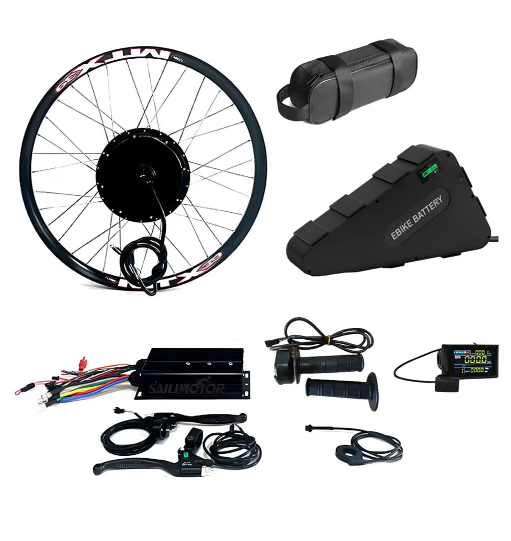 3000w Conversion Kit & 72v 25ah Triangle Battery